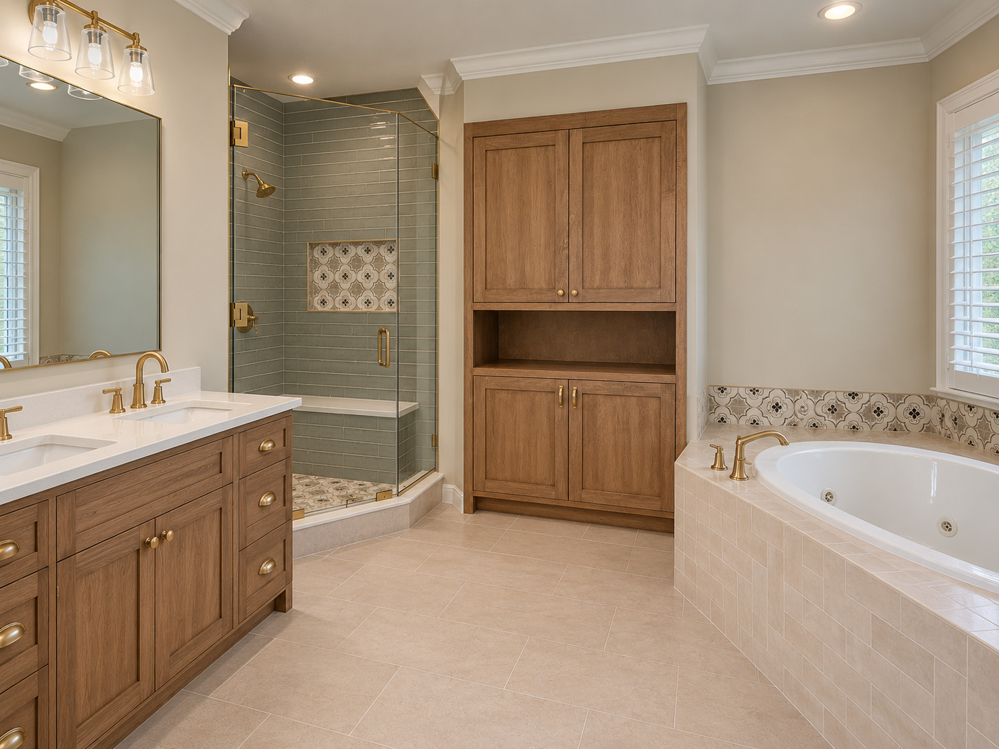 Bathroom transformation — after